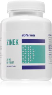 Abfarmis Zinok 25mg doplnok stravy pre zdravú imunitu, krásne vlasy, nechty a pokožku