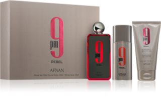 Afnan 9 PM Rebel Gift Set unisex