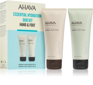 AHAVA Dead Sea Water Essential Hydration Duo Kit Hand & Foot Set (for Hands and Feet)