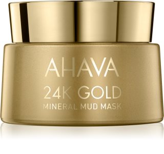 AHAVA Mineral Mud 24K Gold Lermask med mineraler Med 24 karats guld
