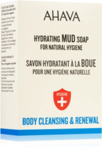 AHAVA Hygiene+ Hydrating Mud Soap sabonete sólido com efeito hidratante 100 g