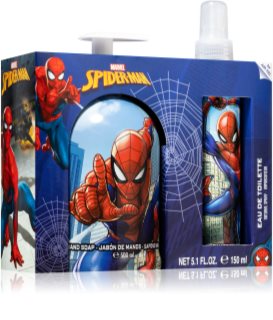 Air Val Spiderman Hand Soap & Eau deToilette Natural Spray Geschenkset (für Kinder)