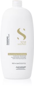 Alfaparf Milano Semi di Lino Diamond Illuminating Brightening Conditioner for Glossy Hair that's Easy to Comb