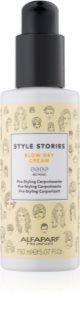 Alfaparf Milano Style Stories The Range Pre-Styling Schützende Creme für schnelleres Föhnen für mehr Volumen