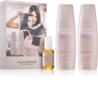 Alfaparf Milano Lisse Design Keratin Therapy coffret (para todos os tipos de cabelos)