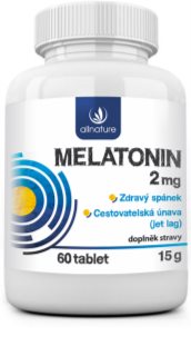 Allnature Melatonin 2 mg doplnok stravy na podporu kvality spánku