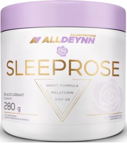 ALLNUTRITION Alldeynn Sleeprose Blackcurrant podpora spánku a regenerace pro ženy