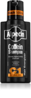 Alpecin Coffein Shampoo C1 Black Edition Koffeinschampo för män Stimulering för hårtillväxt