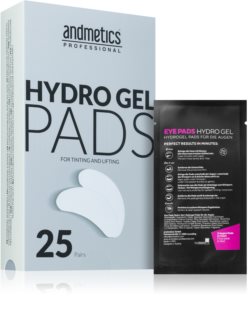 andmetics Professional Hydro Gel Eye Pads almofadas em gel hidratantes para o contorno dos olhos