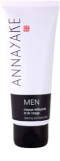 Annayake Men's Line espuma barbear e de limpeza da pele