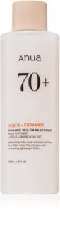 Anua Rice 70+ Glow Milky Toner Feuchtigkeitstonikum zur Verjüngung der Gesichtshaut 250 ml