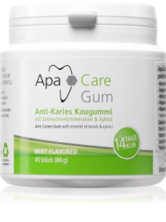 ApaCare Gum Anti Caries žvýkací guma příchuť Mint 45 ks