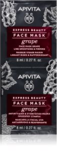 Apivita Express Beauty Grape masque anti-rides et raffermissant visage
