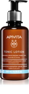 Apivita Tonic Lotion Soothing and Moisturizing Toner tónico facial calmante  con efecto humectante