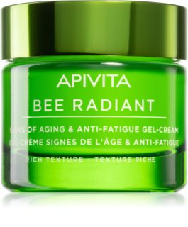 Apivita Bee Radiant crema facial extra nutritiva antienvejecimiento y reafirmante