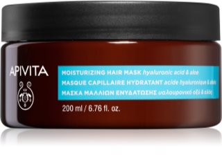 Apivita Holistic Hair Care Hyaluronic Acid & Aloe ενυδατική μάσκα για τα μαλλιά