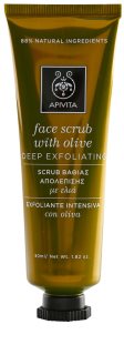 Apivita Express Beauty Olive peeling de limpeza profunda para rosto