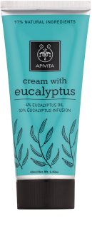 Apivita Herbal Eucalyptus creme para aliviar as dores musculares e problemas respiratórios durante o frio