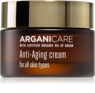 Arganicare Anti-Aging Aizsargkrēms pret ādas novecošanos visiem ādas tipiem