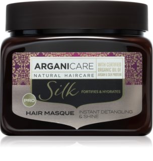 Arganicare Silk Protein Fortifying Mask hydratační maska na vlasy s proteinem