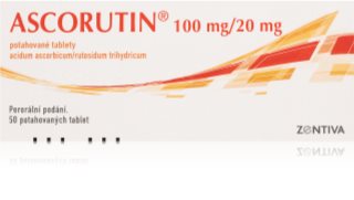 ASCORUTIN ASCORUTIN 20mg/100mg potahované tablety