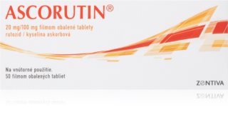 ASCORUTIN ASCORUTIN 20mg/100mg  filmom obalené tablety