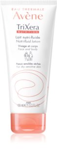 Avène TriXera Nutrition Face and Body Nourishing Fluid Lotion  For Dry and Sensitive Skin