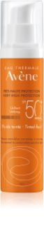 Avène Sun Sensitive lichid protector nuanțator, pentru piele normală spre mixtă SPF 50+