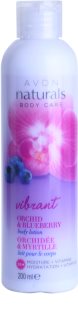 Avon Naturals Body latte corpo con orchidea e mirtillo