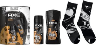 Axe Leather & Cookies Gift Set (for Body and Legs) for Men