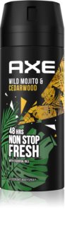 Axe Wild Green Mojito & Cedarwood дезодорант та спрей для тіла I.