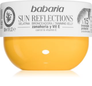 Babaria Tanning Jelly Sun Reflections Skyddande gel SPF 15 300 ml