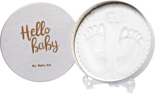 Baby Art Magic Box Round Shiny Vibes kit d’empreintes pour bébé