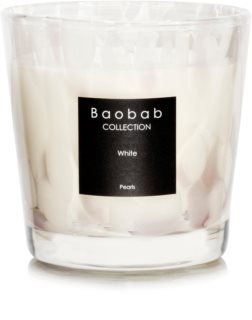 Baobab Pearls White dišeča sveča