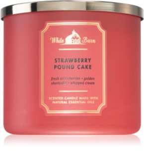 Bath & Body Works Strawberry Pound Cake scented candle