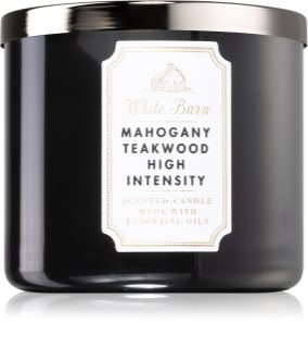 Bath & Body Works White Barn Mahogany Teakwood High Intensity duftlys