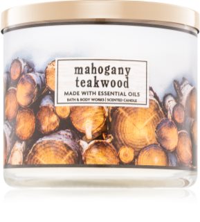 Bath & Body Works Mahogany Teakwood ароматическая свеча I.