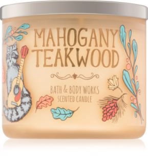 Bath & Body Works Mahogany Teakwood vela perfumada IV.