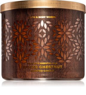Bath & Body Works Spiced Chestnut vela perfumada