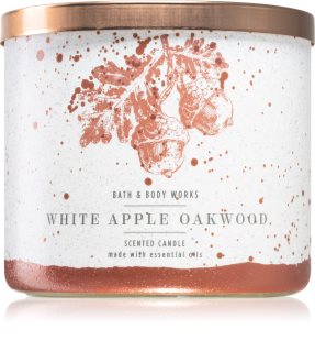 Bath & Body Works White Apple Oakwood Duftkerze   I.