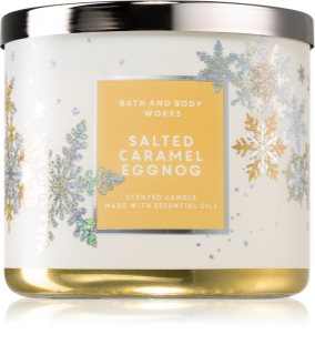 Bath & Body Works Salted Caramel Eggnog Duftkerze
