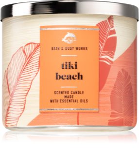 Bath & Body Works Tiki Beach lumânare parfumată  cu uleiuri esentiale