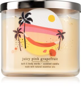 Bath & Body Works Juicy Pink Grapefruit candela profumata