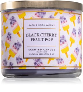 Bath & Body Works Black Cherry Fruit Pop candela profumata