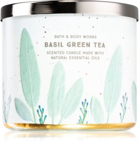 Bath & Body Works Basil Green Tea dišeča sveča