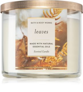 Bath & Body Works Leaves scented candle With Essential Oils