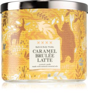 Bath & Body Works Caramel Brulée Latee vela perfumada