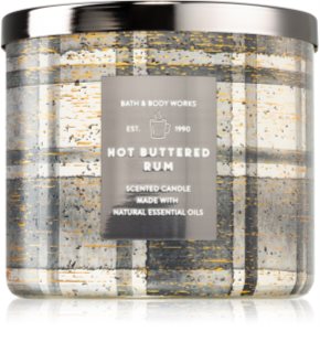 bath and body works hot buttered rum candle