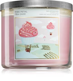 Bath & Body Works Pink Petal Tea Cake αρωματικό κερί 411 γρ