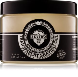 Be-Viro Men’s Only Transparent Shaving Gel gel transparente  para barbear